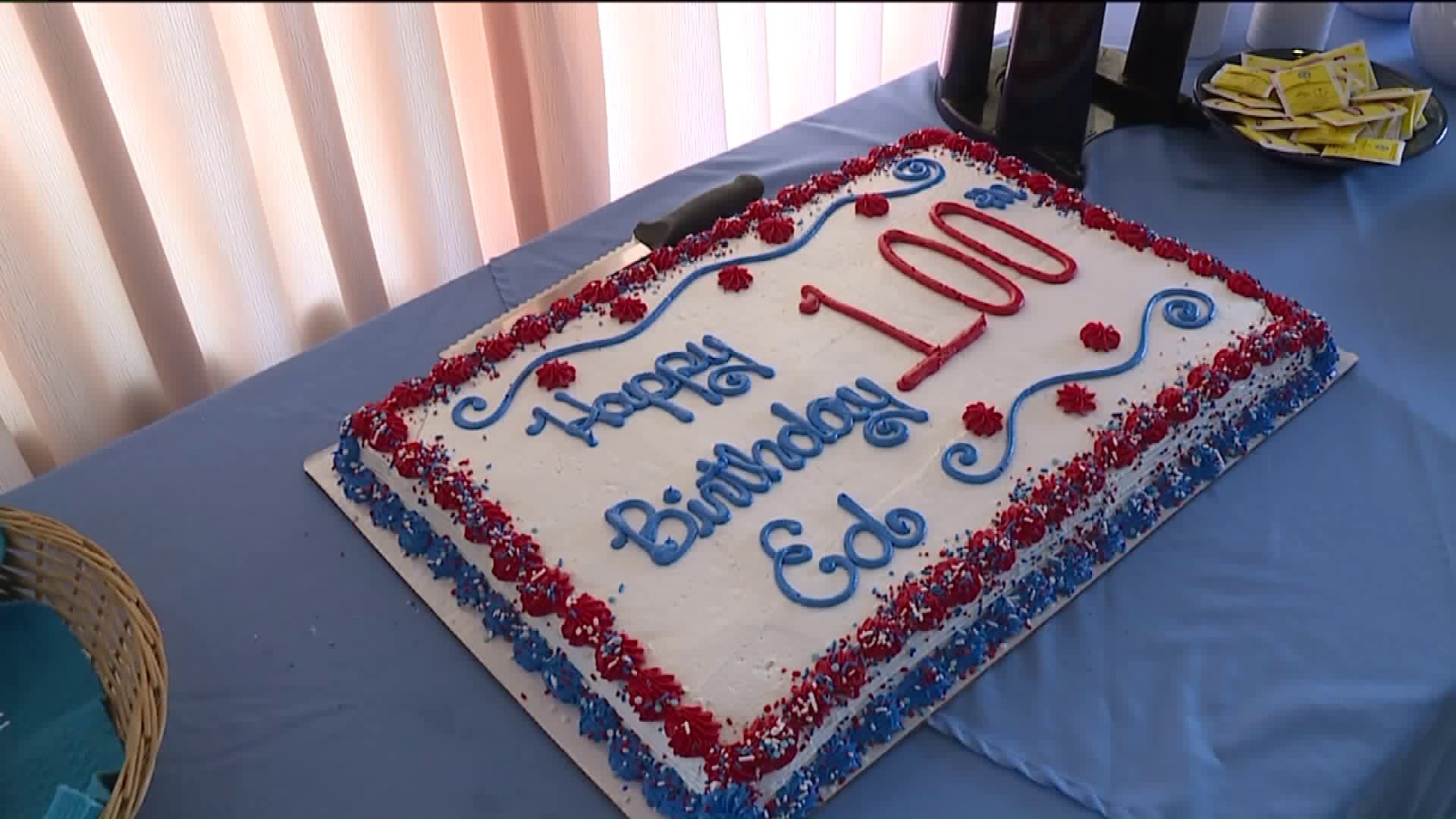 Celebrating WWII Veteran`s 100th Birthday in Wayne County