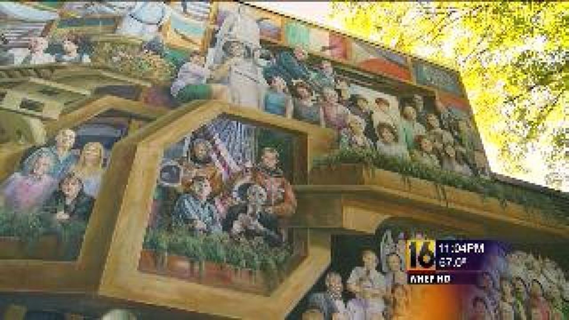 Penn State Mural Artist Paints For 9/11