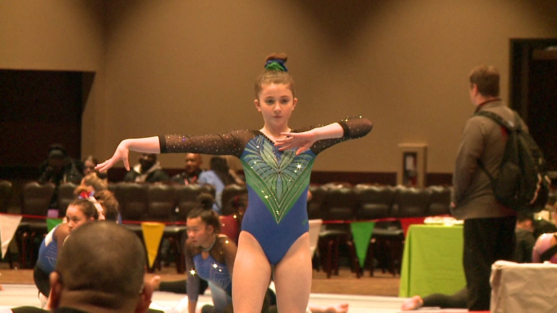 A big gymnastics competition is being held in Monroe County this weekend.