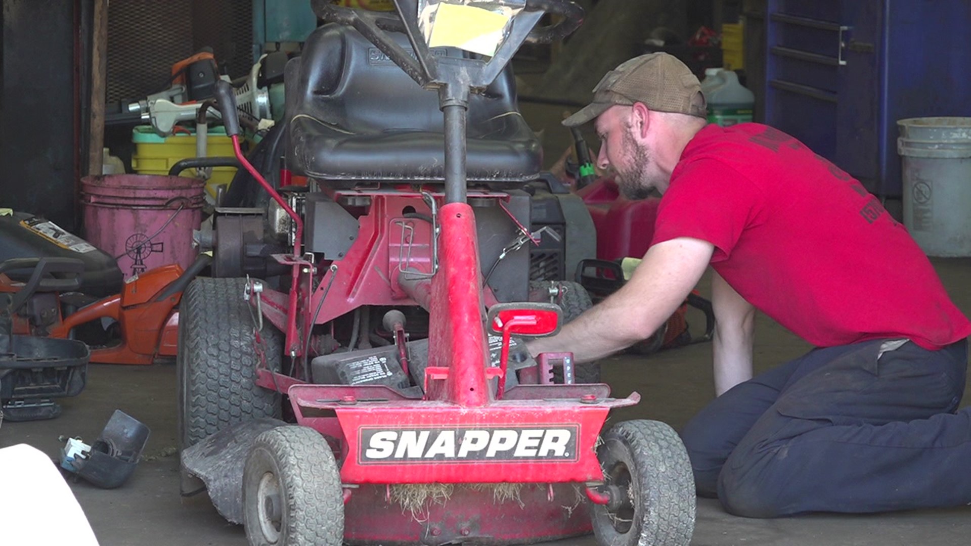 It’s that time of year again to fire up the lawn mowers. For some, that means a trip to the repair shop.