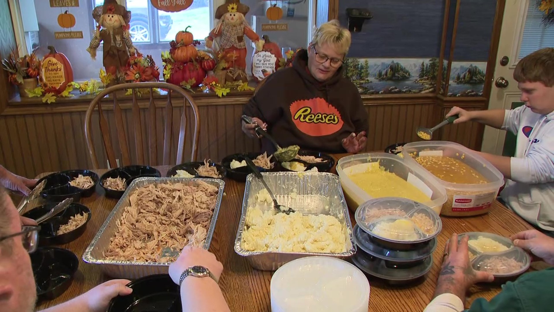 A family from Snyder County is paying it forward this Thanksgiving by preparing dozens of meals for people in their community.