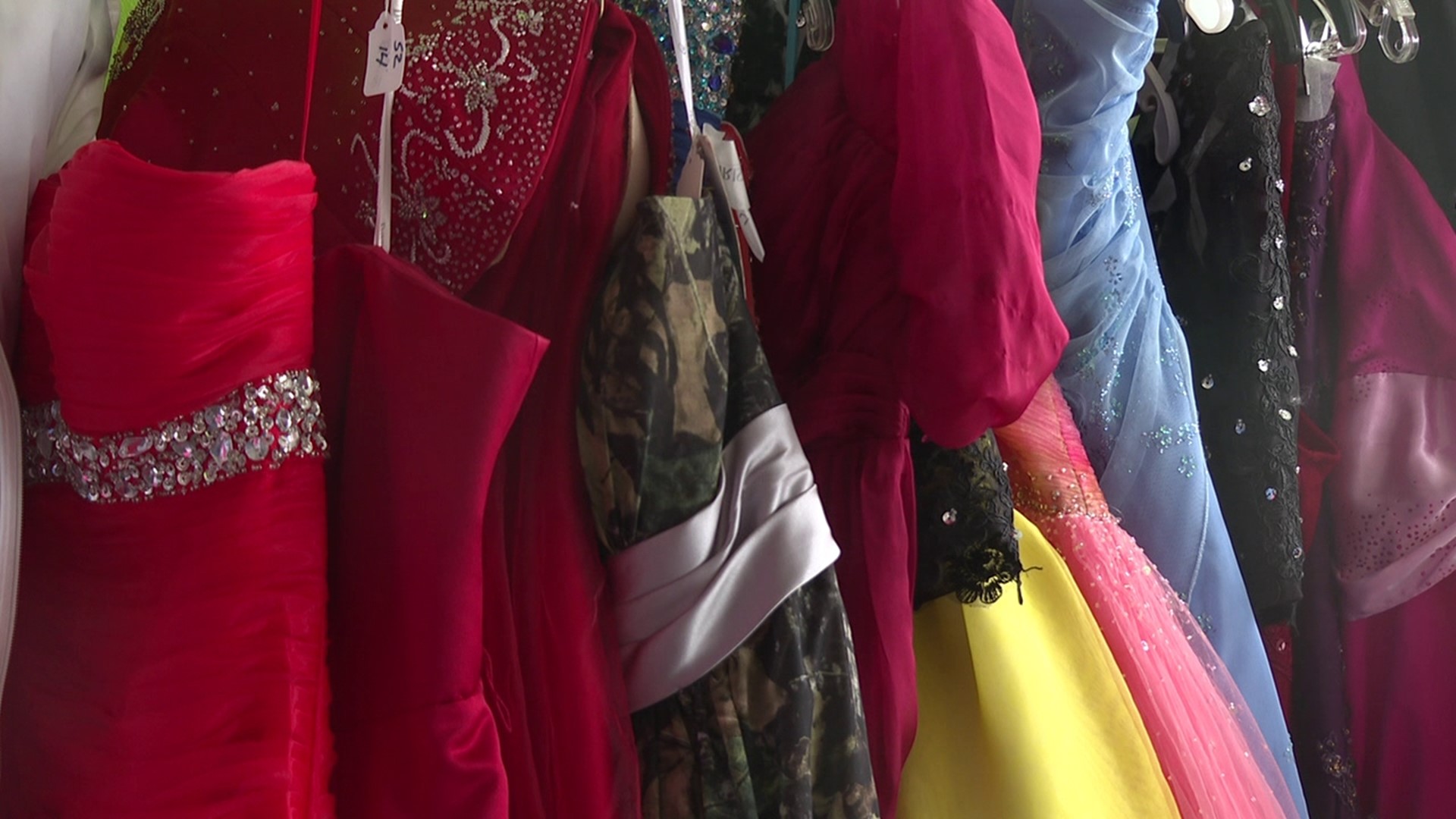 The dress drive was held at the Shoppes at Rock Creek in Olyphant on Saturday afternoon.