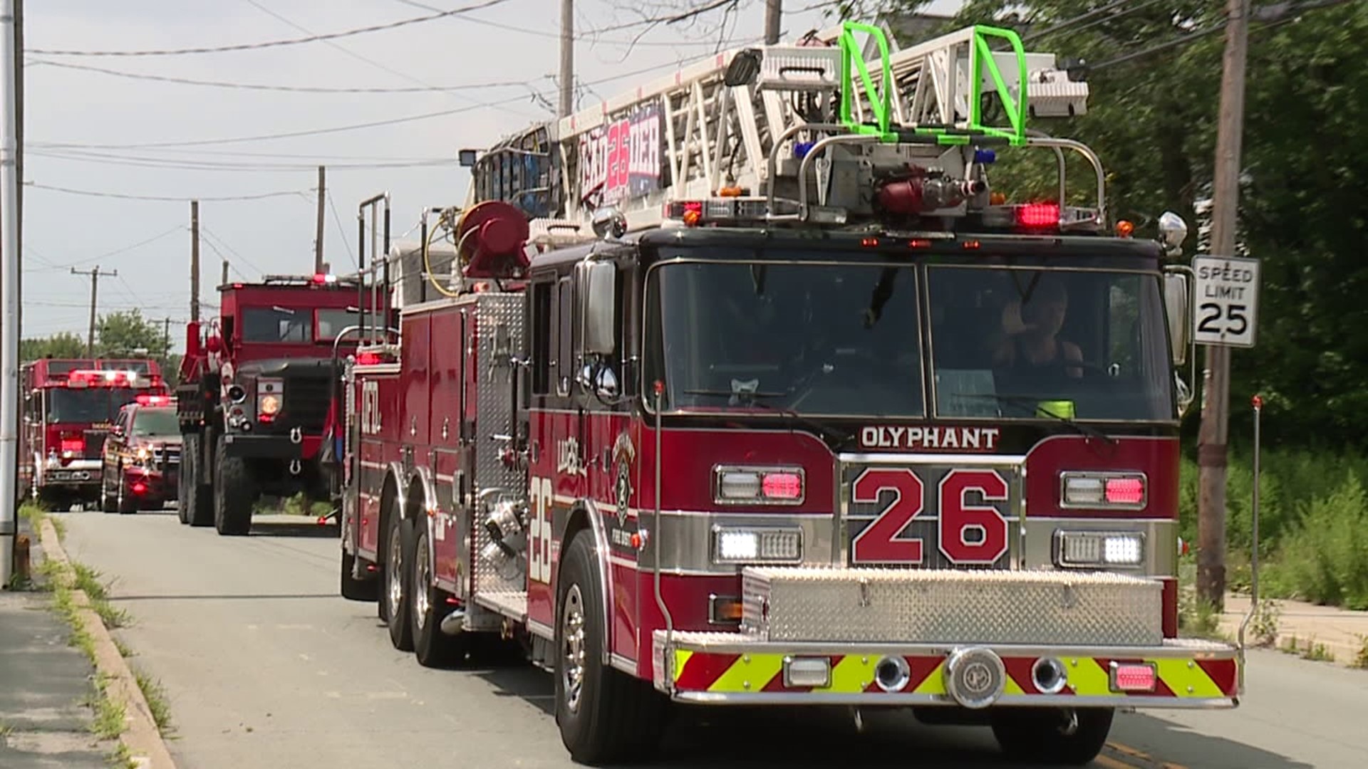 Mid Valley Teener League celebrated their state championship win with a parade in Lackawanna County on Saturday.