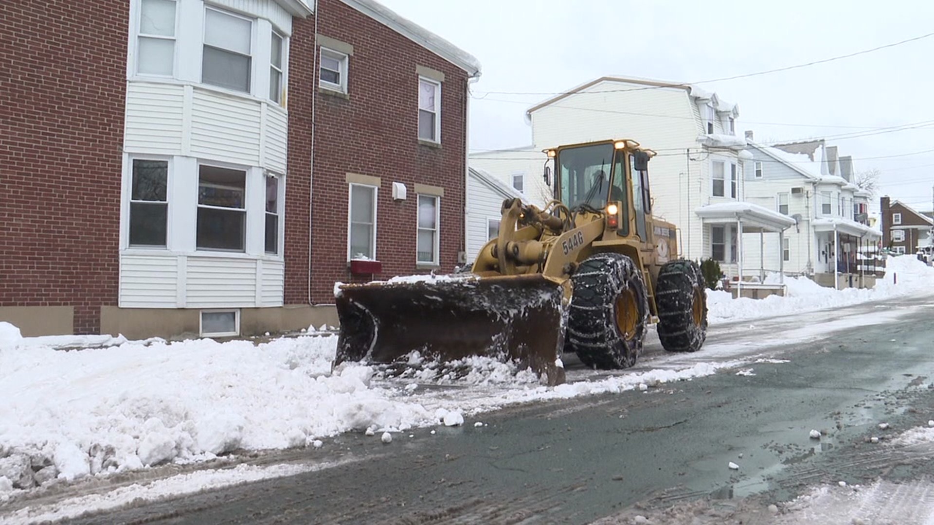 Many parts of our area are still digging out following the snowstorm. That includes Schuylkill Haven where Newswatch 16's Chase Senior journeyed on Wednesday.