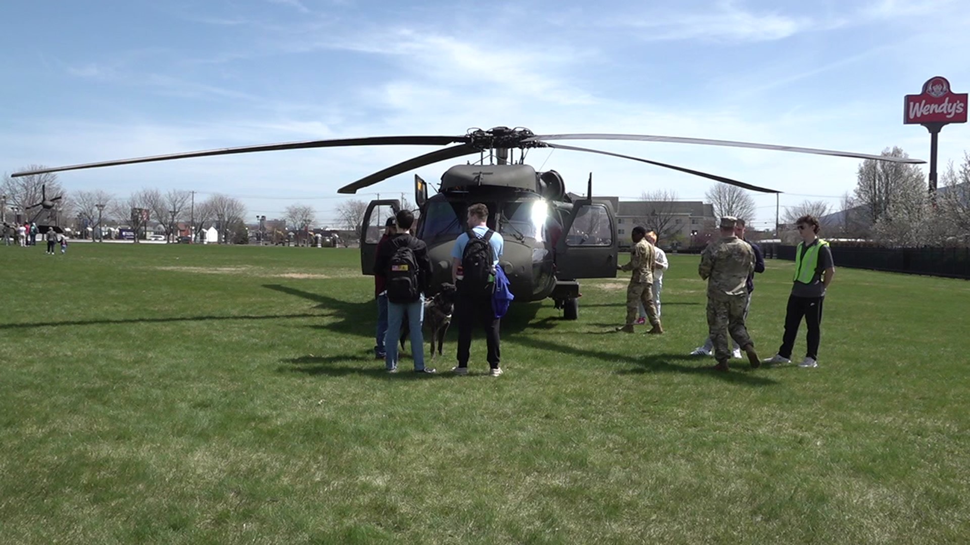A dozen emergency management and aviation organizations from around Pennsylvania returned to Penn College for the second year of Rotorfest.