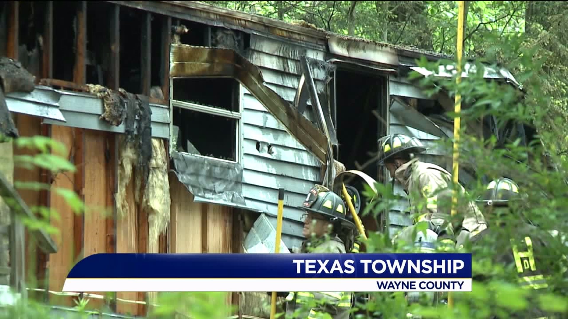 Wayne County Mobile Home Scorched by Flames