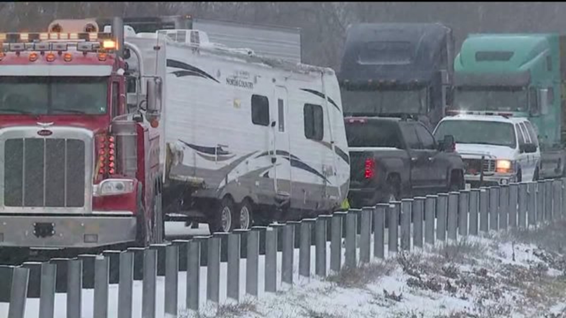 Crash Snarls Traffic on I-81 in Lackawanna County