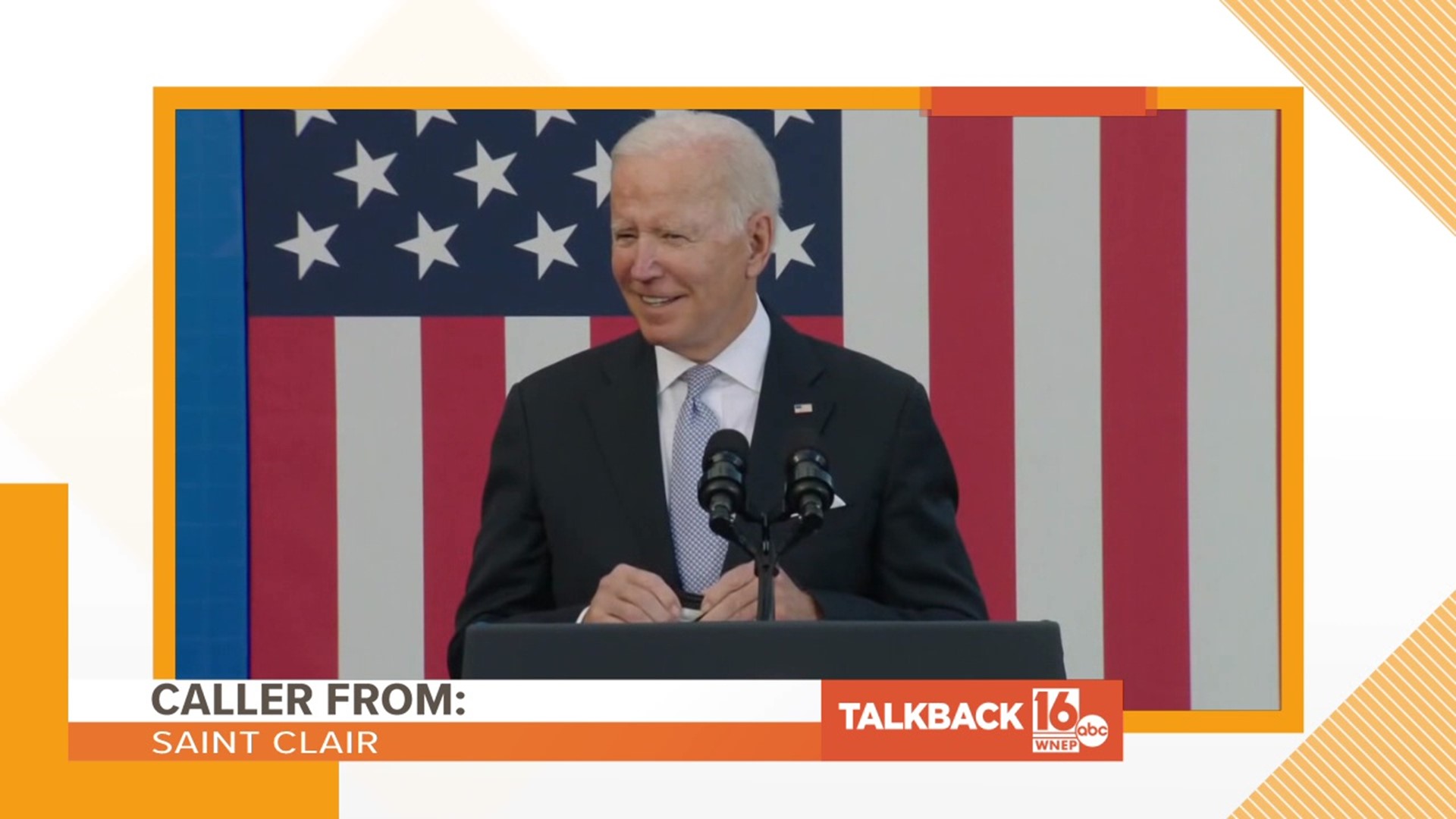 Callers are mostly supportive of President Biden's visit to his hometown of Scranton.