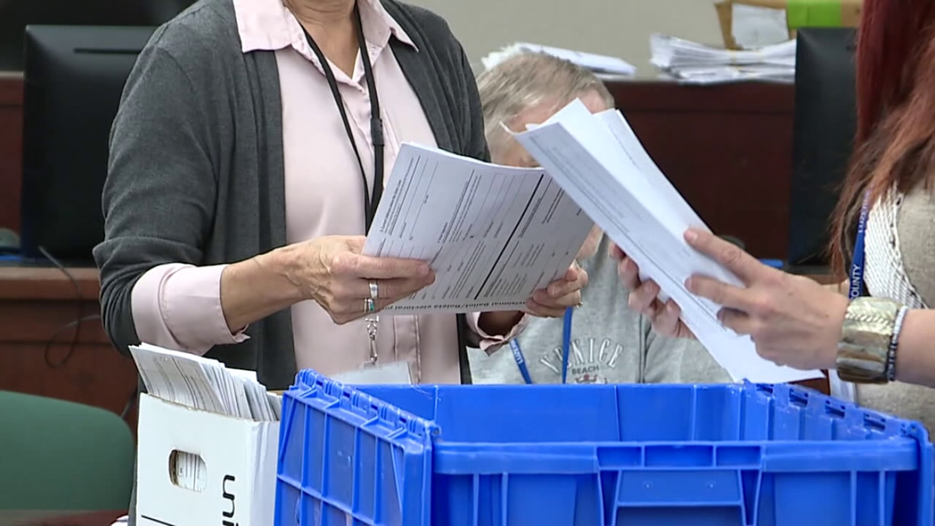 Officials from Harrisburg came to Luzerne County to talk about how to make the process of voting in the upcoming primary election easier for voters.