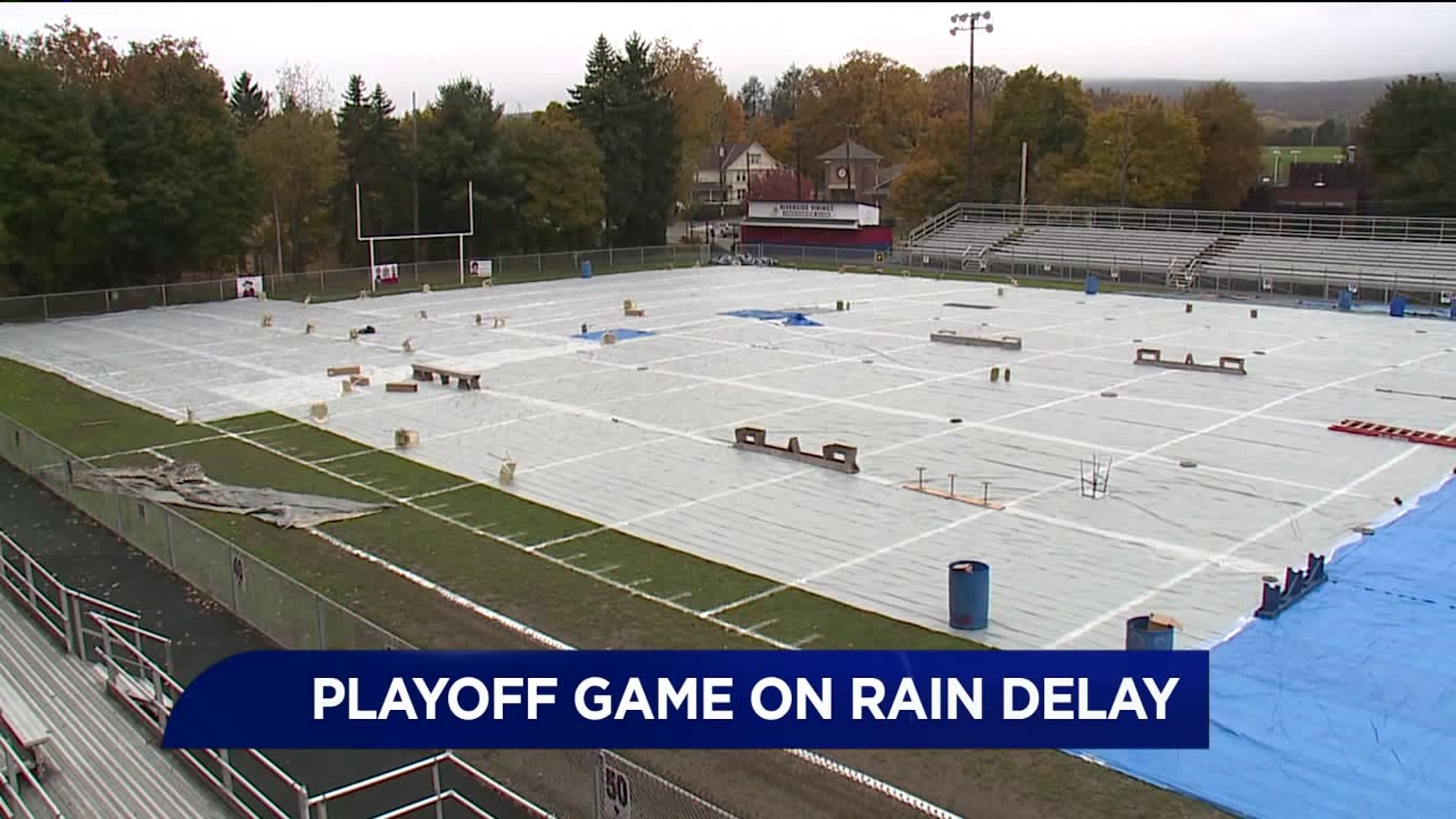 Playoff Game in Rain Delay in Lackawanna County