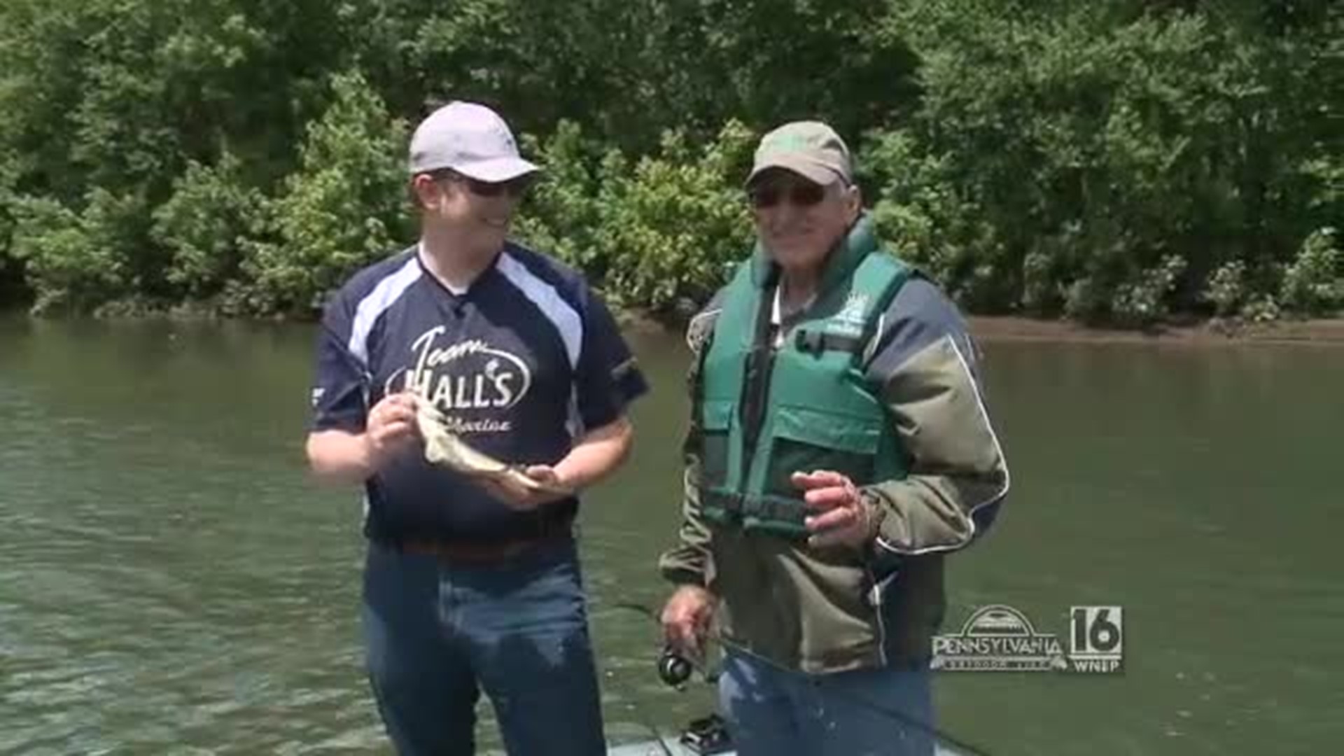 Fishing with the Hall's Fishing Frenzy Contest Winner