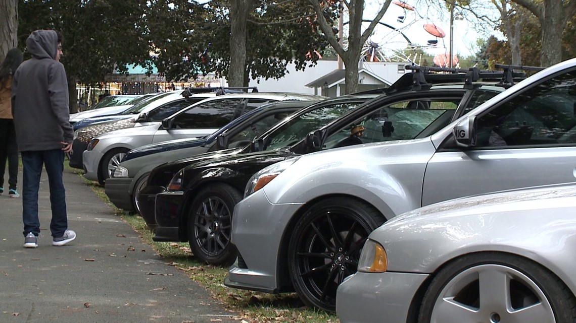 Cars on Display in the Poconos