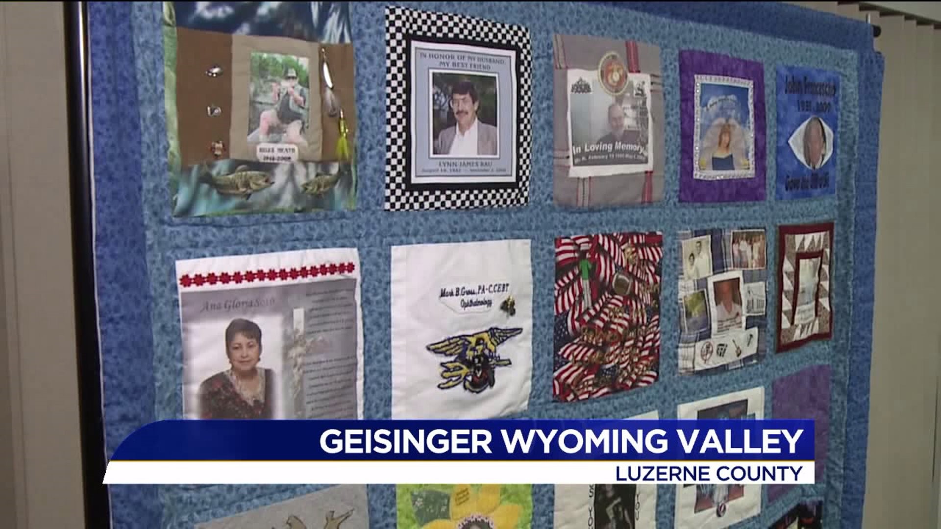 Geisinger Wyoming Valley Dedicates Quilt to Area Organ Donors