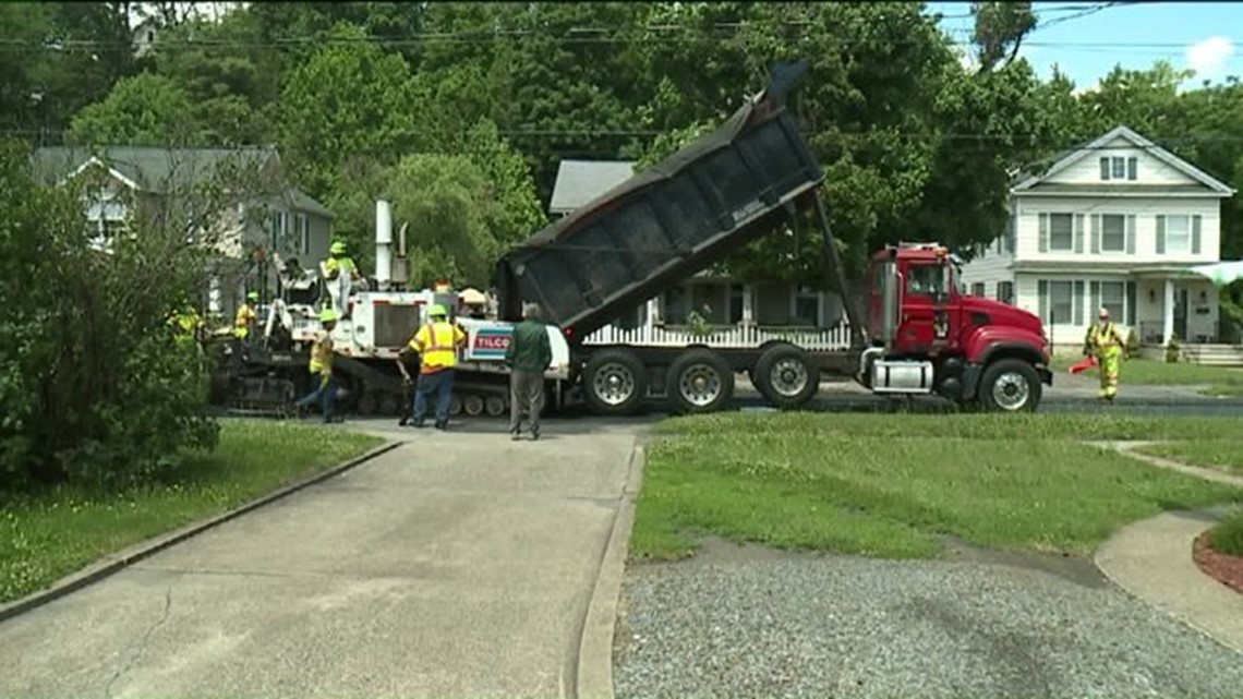Paving Project in North Scranton