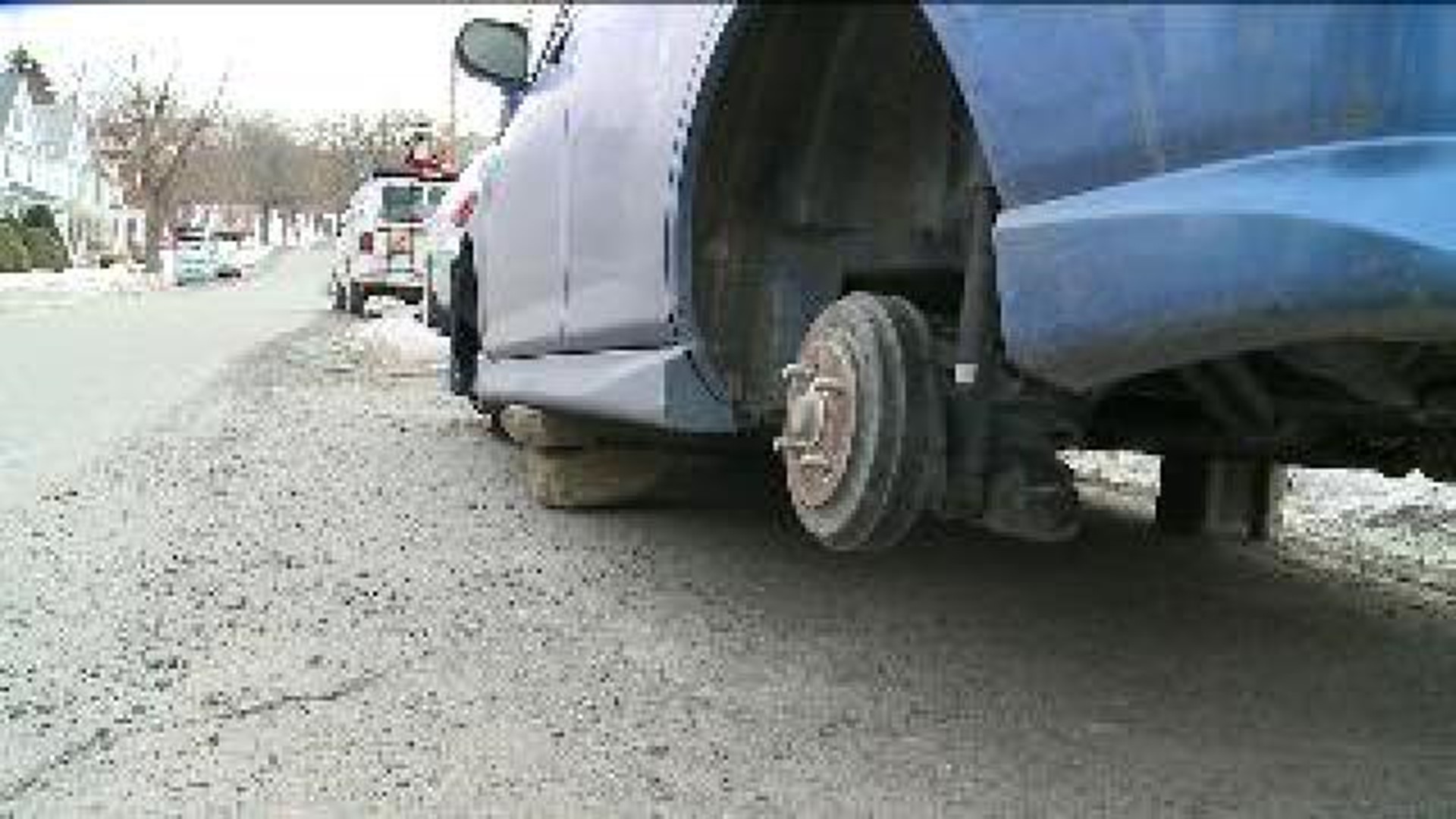 Wheels, Tires Taken From Cars In Scranton