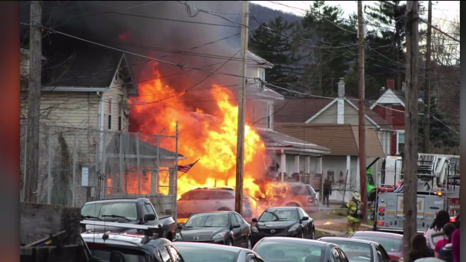 Flames Wreck Home in South Williamsport