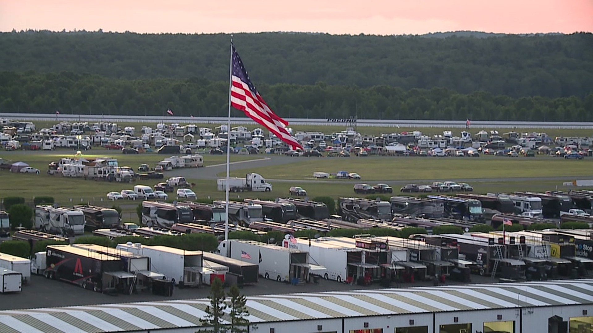 It's the only chance to see a NASCAR event in Pennsylvania this season.