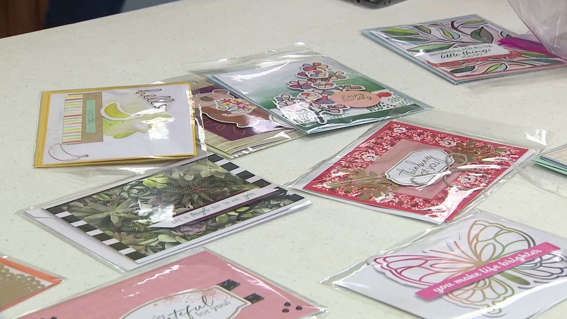 An American legion in Carbon County is helping to make sure soldiers overseas can send cards to their loved ones.