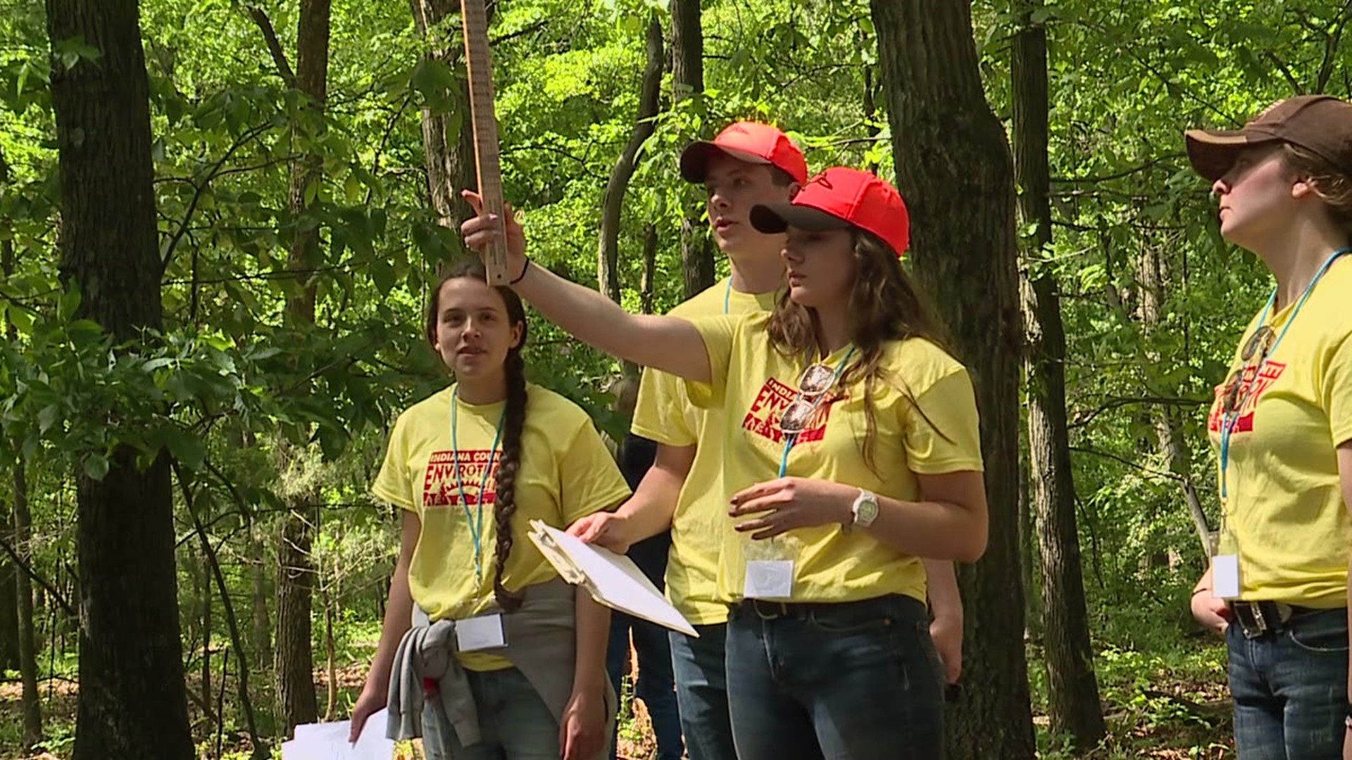 Students from 62 school districts competed for scholarship money during the outdoor event.