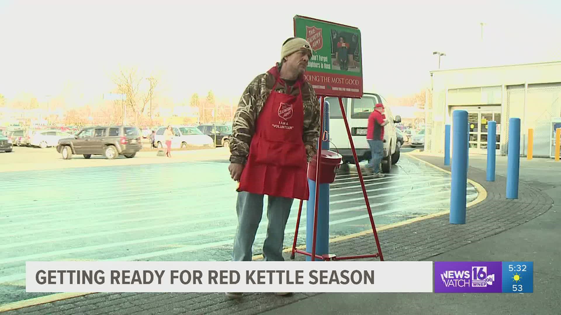 The East Stroudsburg Salvation Army is getting ready to start the holiday season.  Red Kettle bell ringers will hit the streets next week.