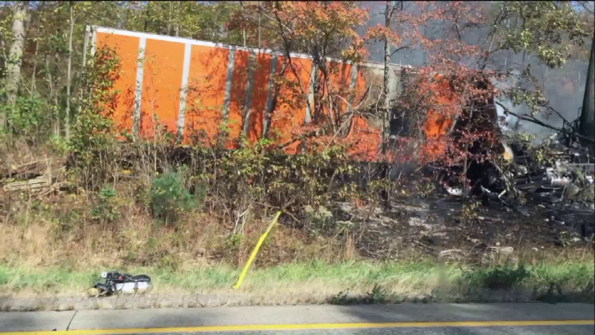 Driver Killed in Fiery Crash on Interstate 80