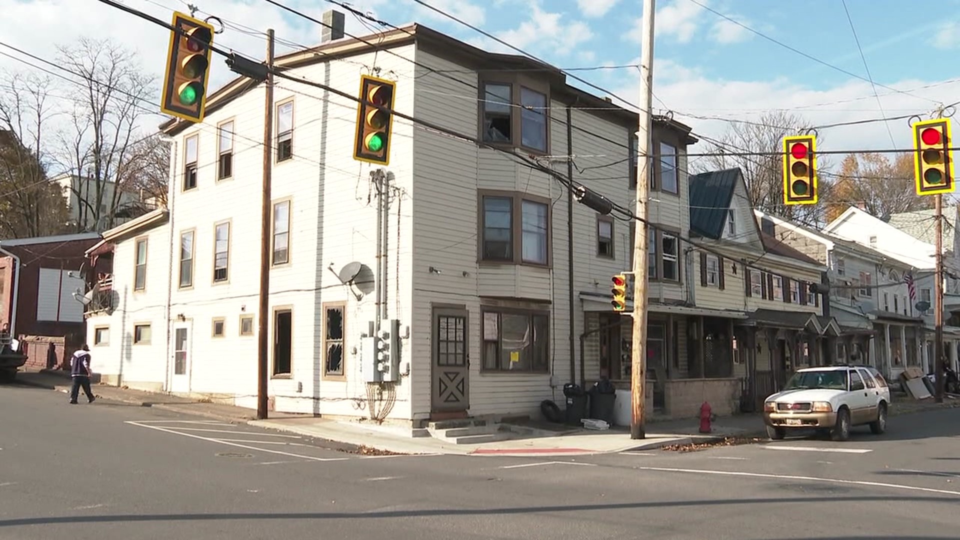 According to the fire chief, careless smoking by someone on the first floor of the apartment building sparked the flames.