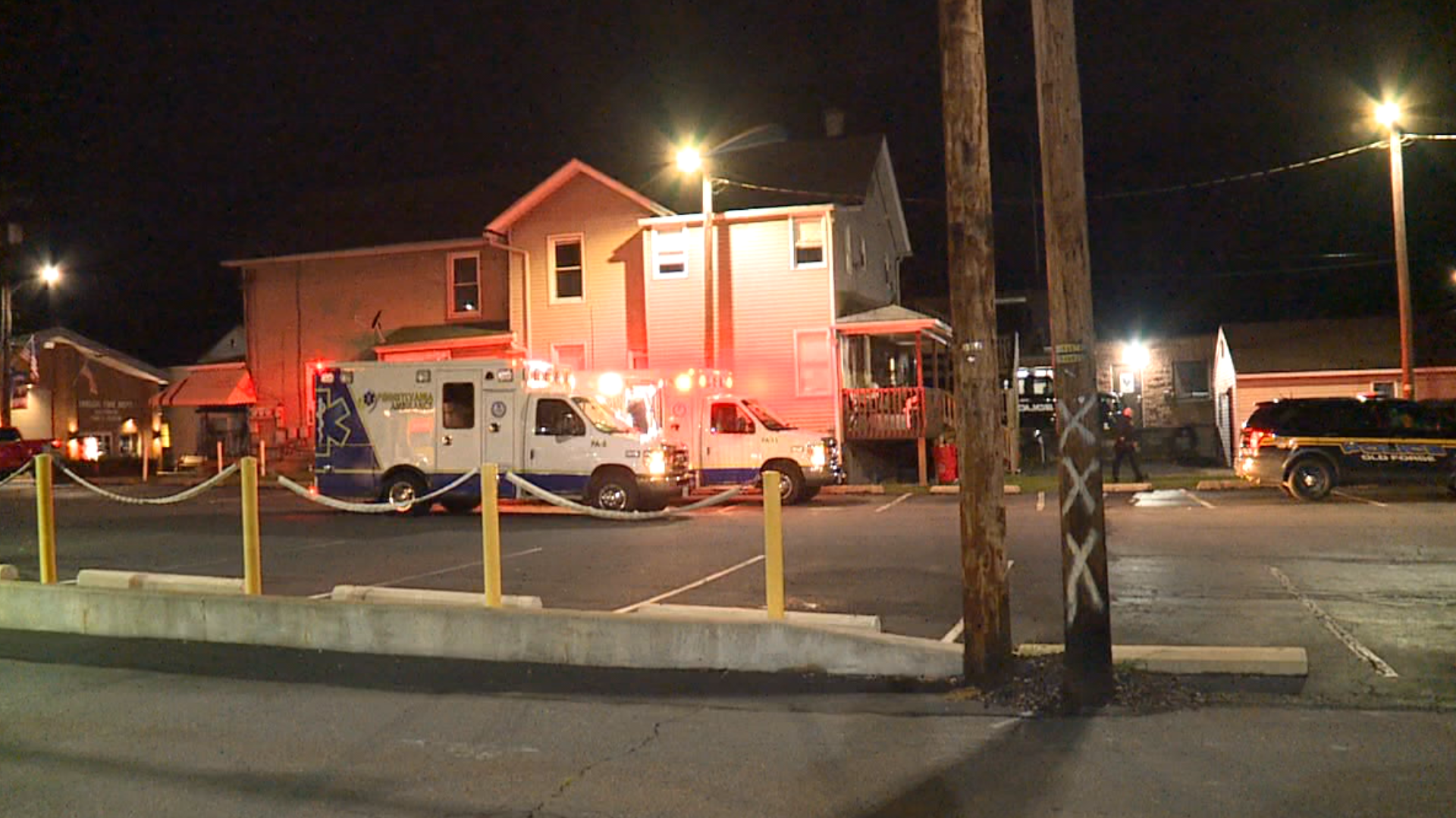 A stabbing Monday night sent a man to the hospital in Lackawanna County.