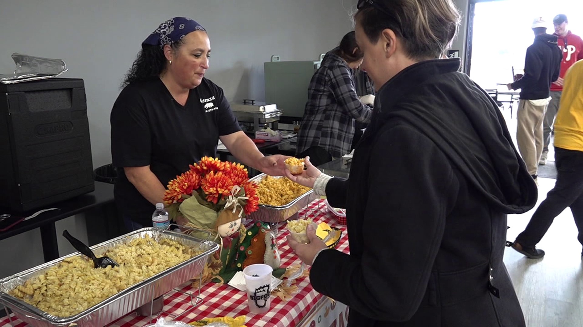 Newswatch 16's Claire Alfree shares how a macaroni and cheese festival is supporting local veterans.