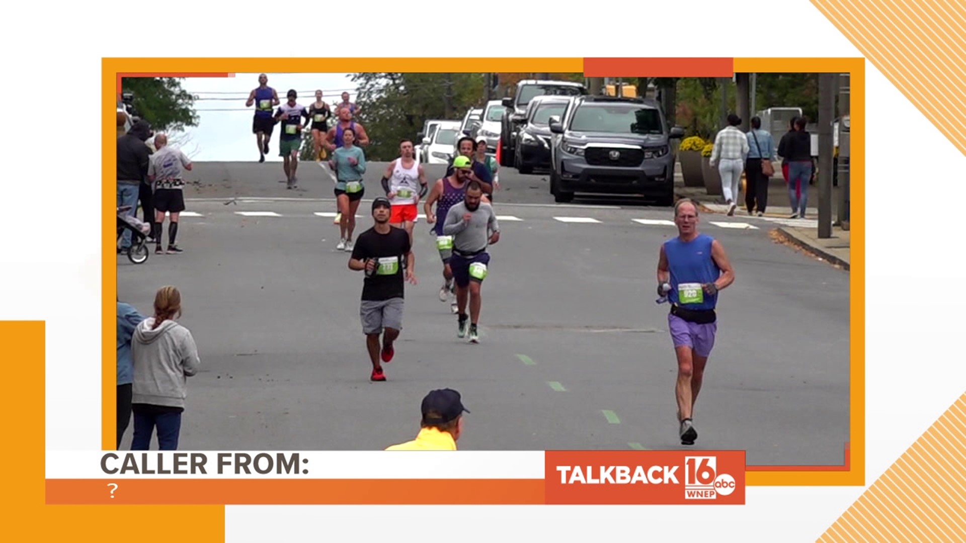 Callers are commenting on the 26th Steamtown Marathon as well as some calls for the Stormtracker 16 Team.