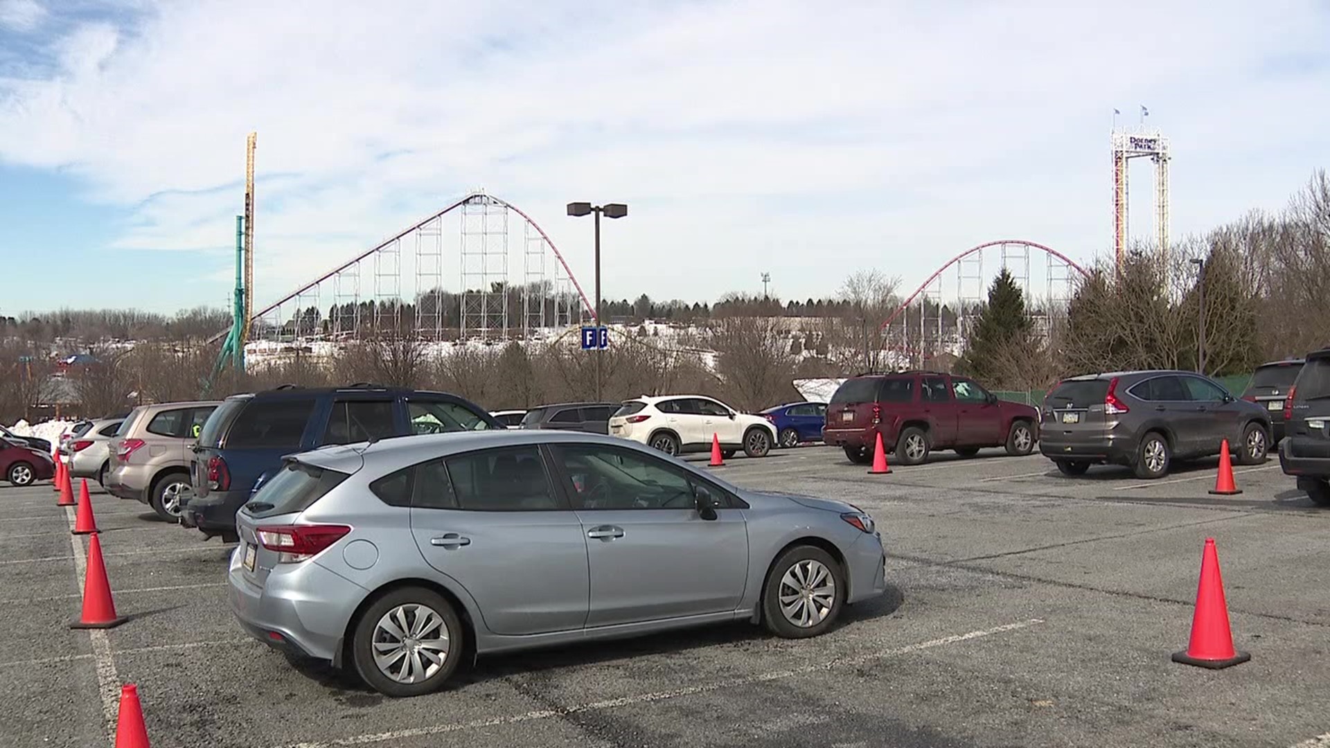 One thousand people got their second dose of Moderna's COVID-19 vaccine on Wednesday at the amusement park in the Lehigh Valley.