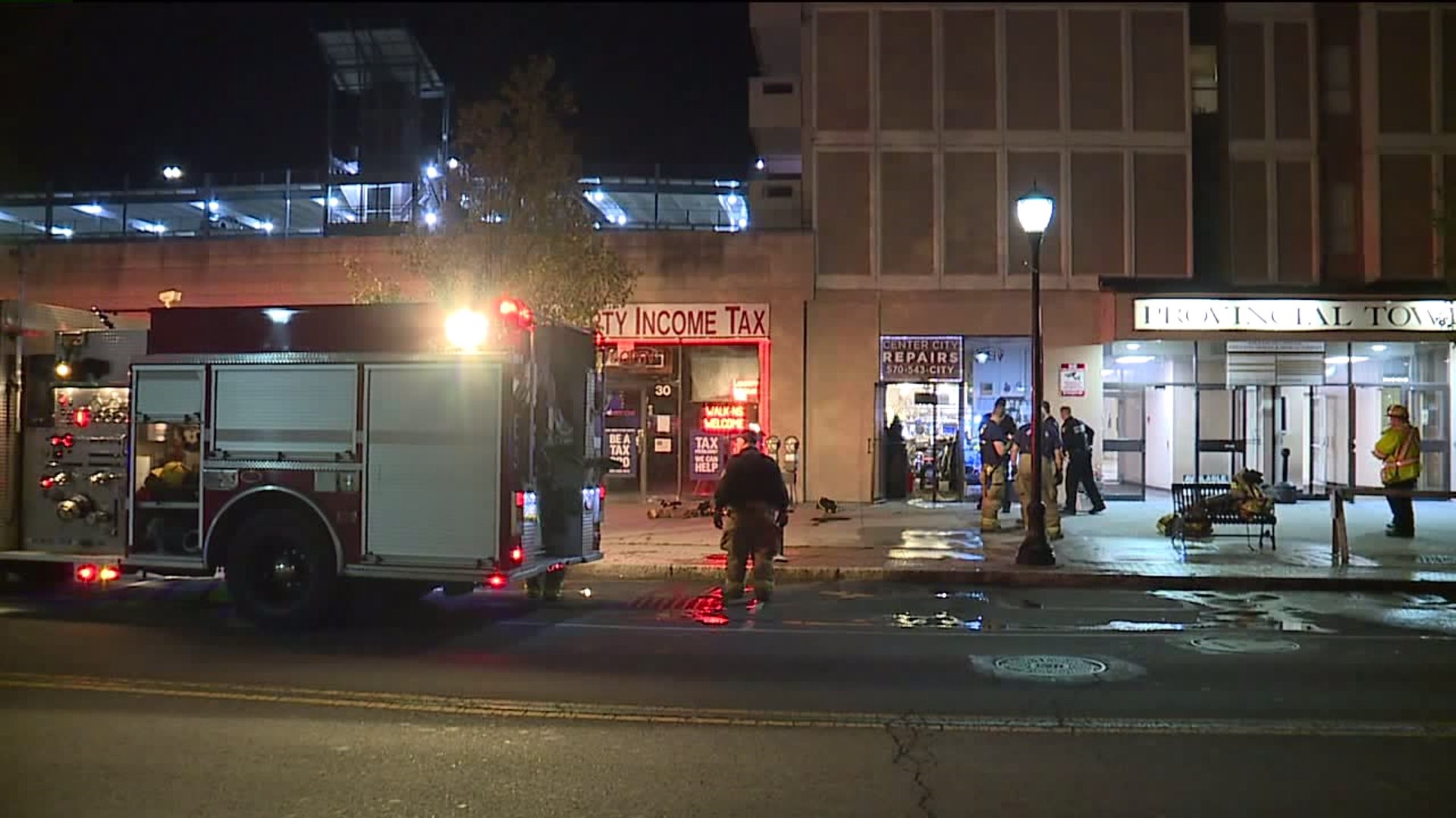 Fire Damages Repair Shop in Wilkes-Barre