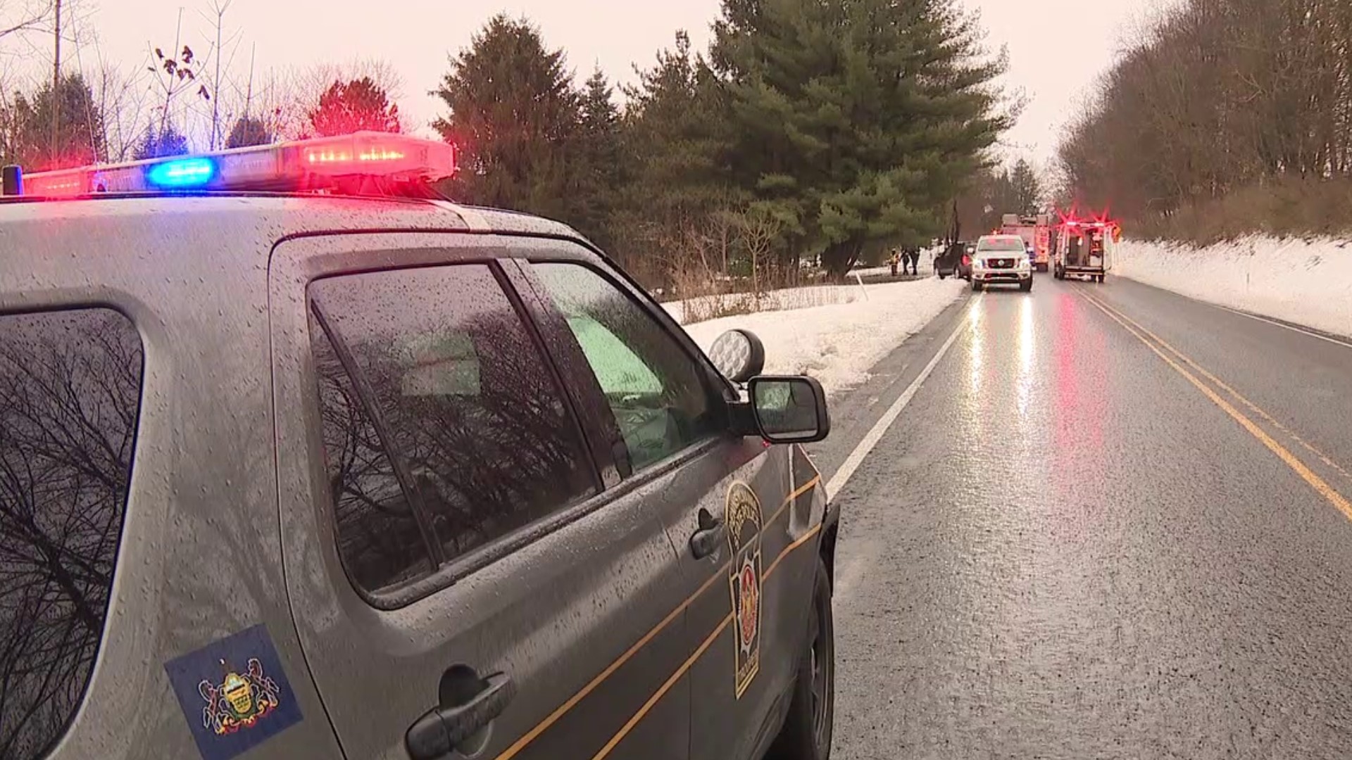 One person is dead after a crash early Monday morning in Northumberland County.