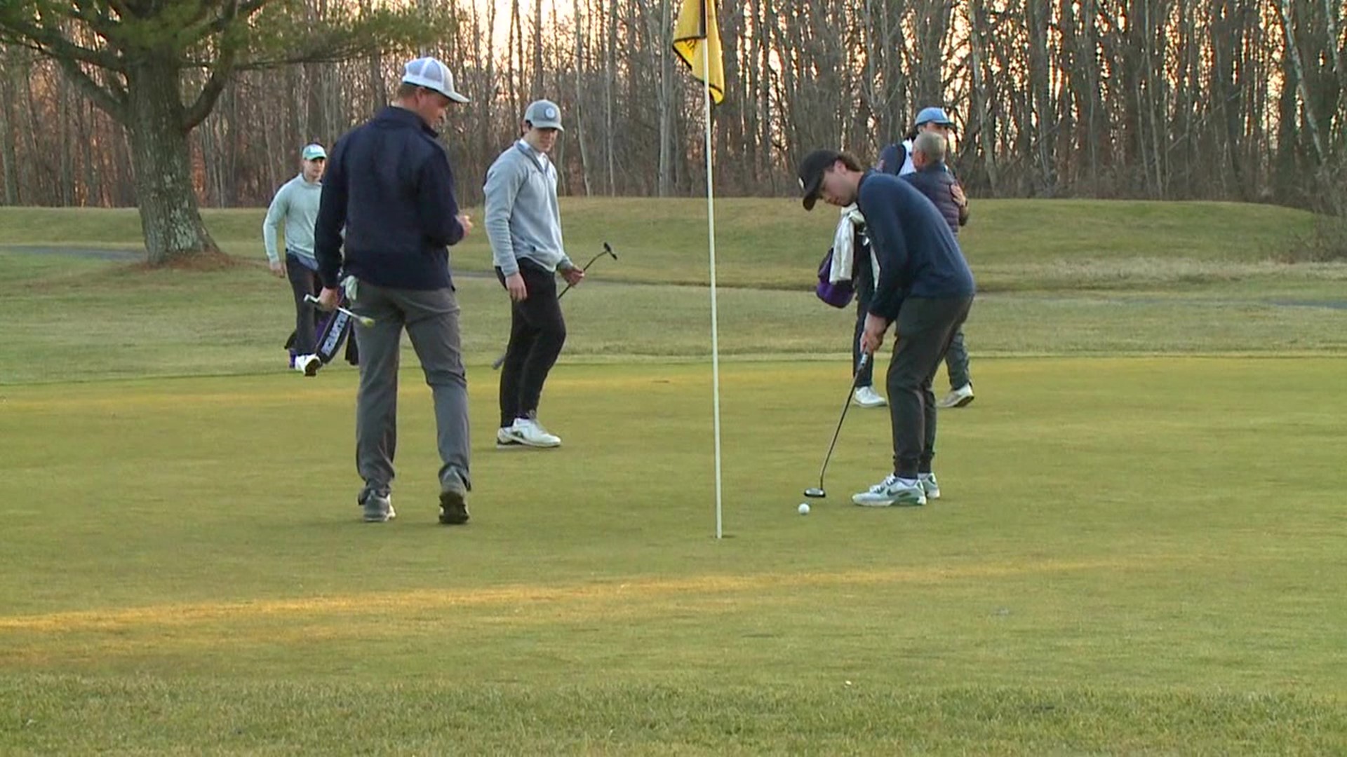 Golfers from all over our area flocked to Pine Hills Country Club to take advantage of some unusually warm weather.