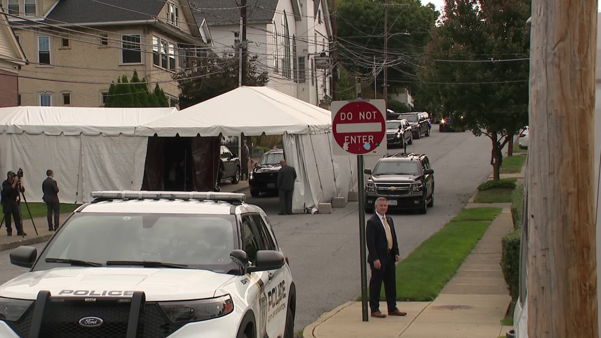 President Joe Biden attended the funeral of his childhood friend, Thomas Bell, on Friday. Newswatch 16's Jack Culkin reports on the president's visit.