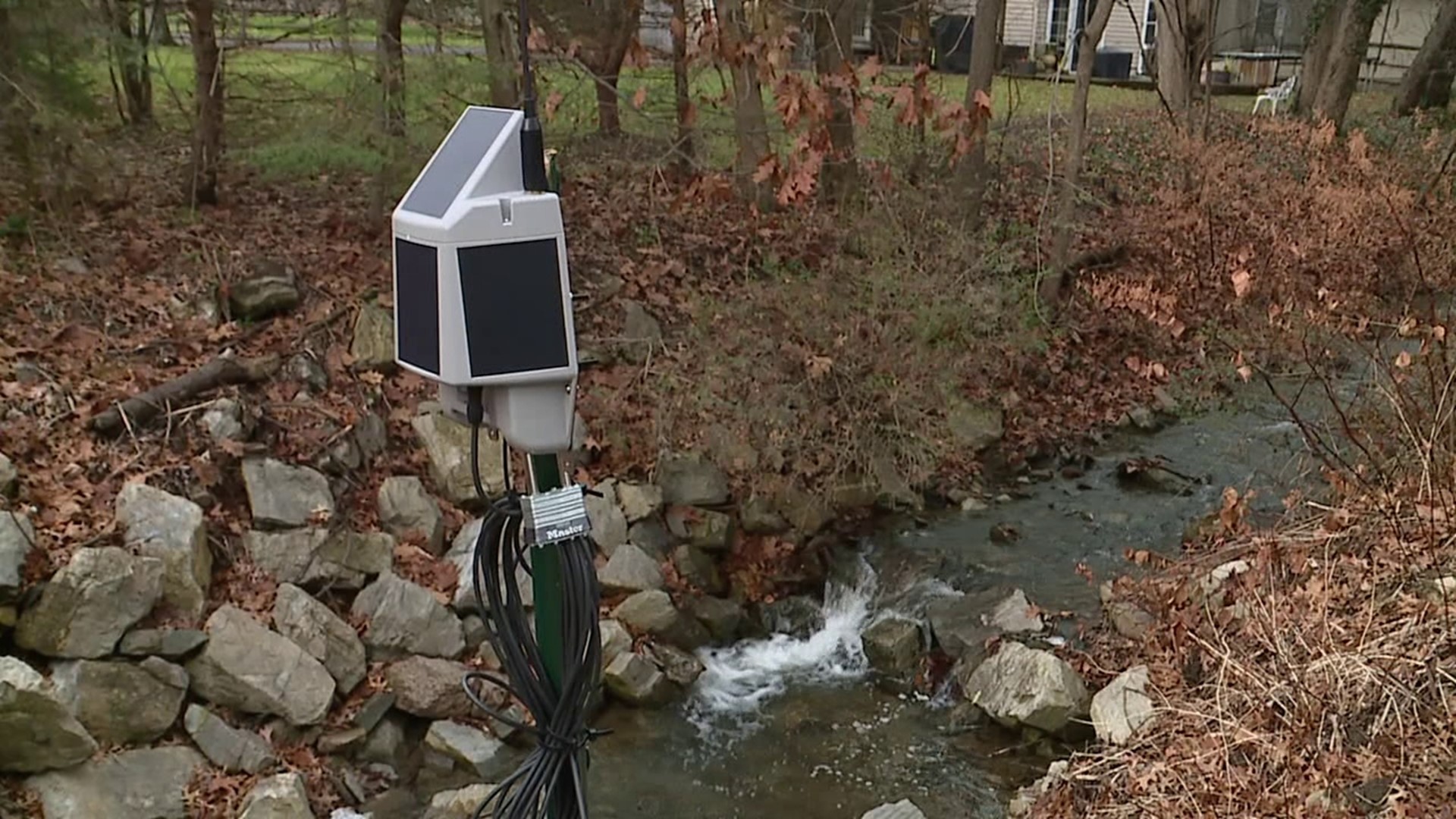 Solar-powered sensors will detect when water levels rise to help flood response times in Williamsport.