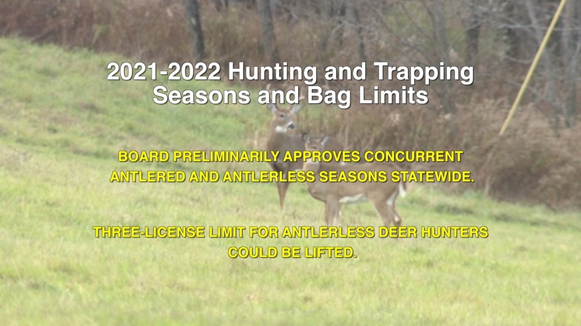 Hunting and Fishing Seasons and Bag Limits Update