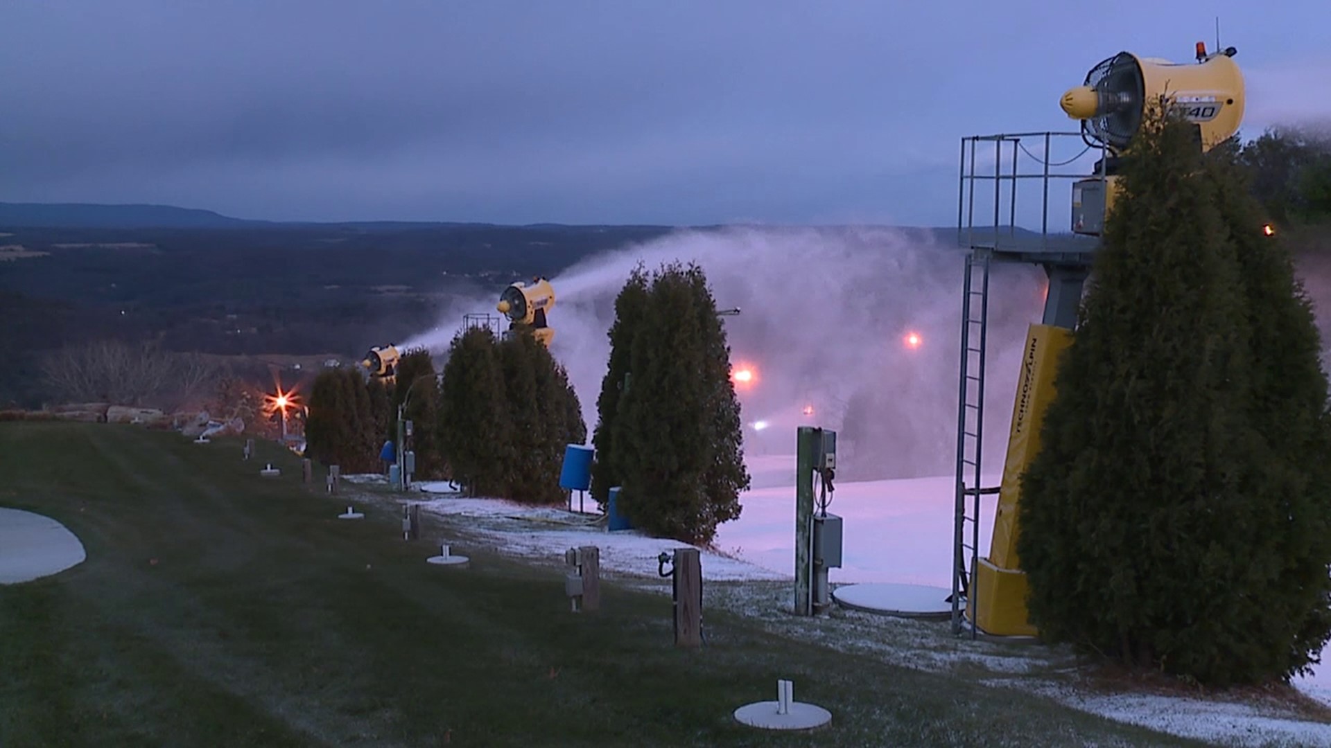 Freezing temperatures are a welcome sight in the Poconos as resorts prepare for the upcoming ski season.