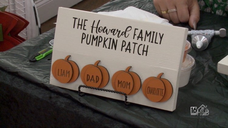 Creating a Pumpkin Sign to 'pumpkin spice' up your season.