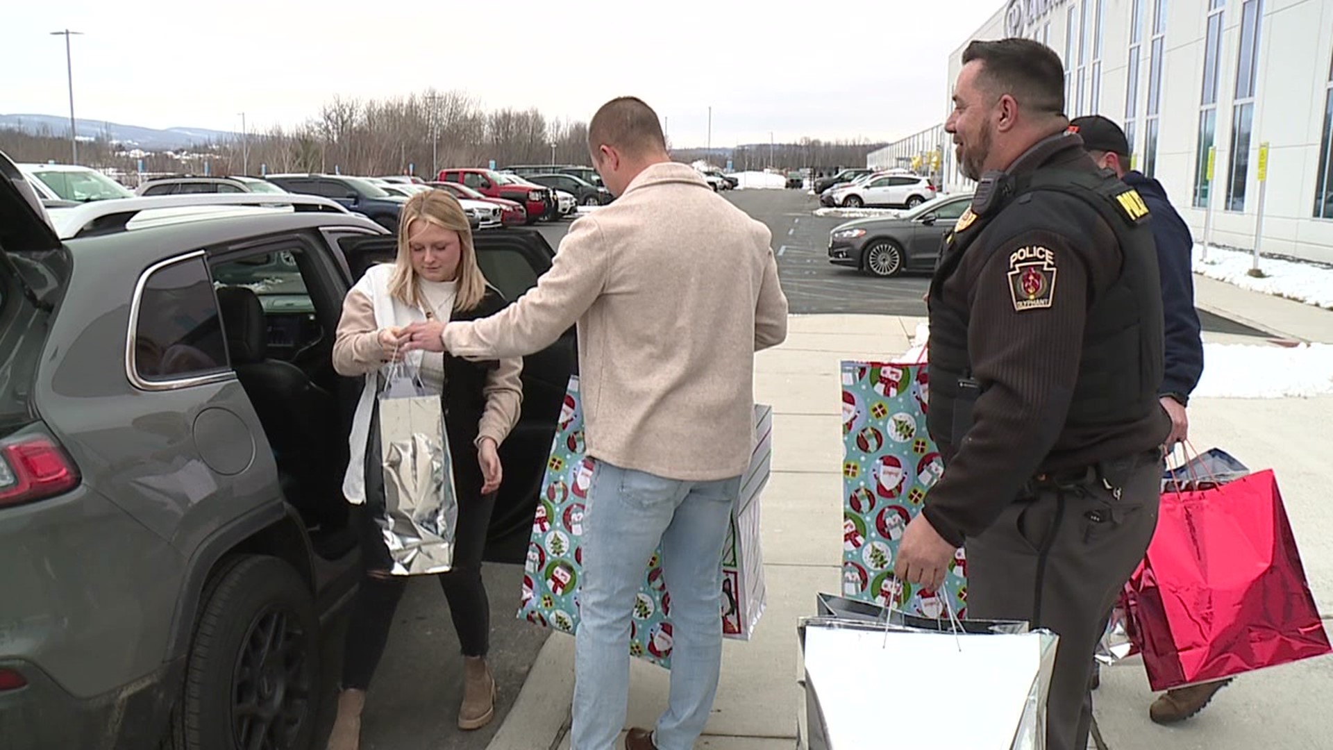 Some children will be getting something to keep them warm this winter, along with an additional surprise. Newswatch 16's Chelsea Strub has the story.