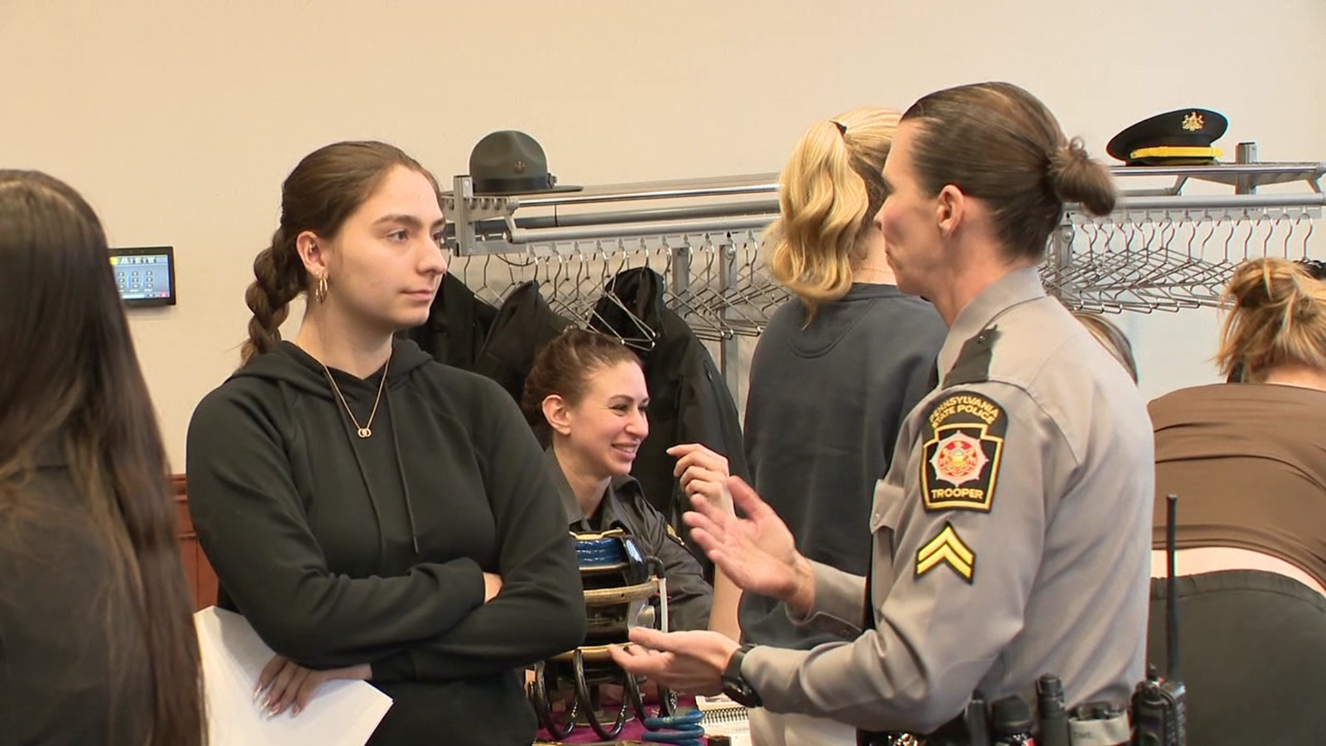 State troopers and officers from all over the region gathered at Bloomsburg University for the Female Law Enforcement Expo.