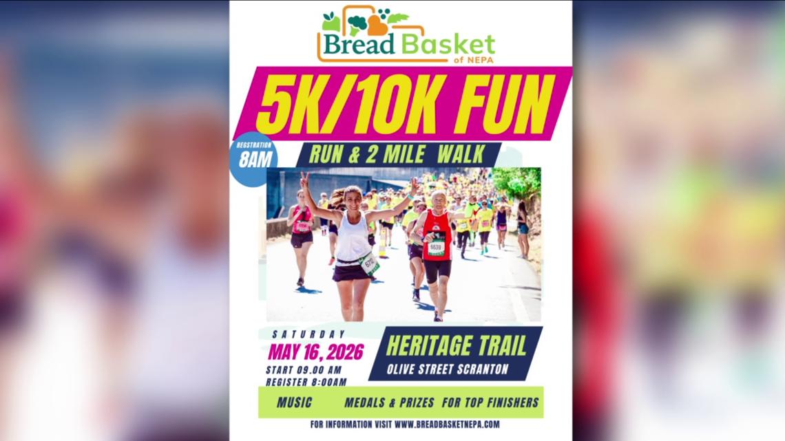 Bread Basket Bolt to benefit Lackawanna County residents