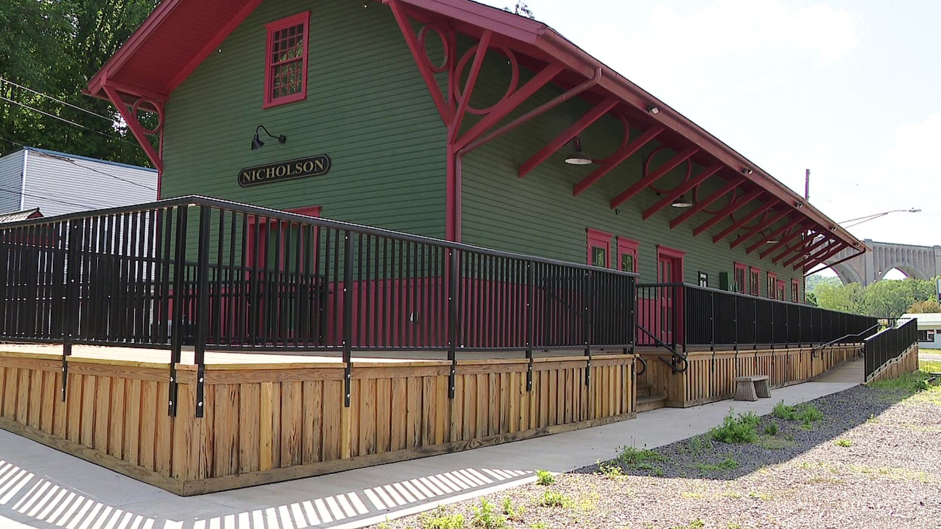 For a century, it served the railroading industry, and now an old train station has been refurbished to serve tourists.