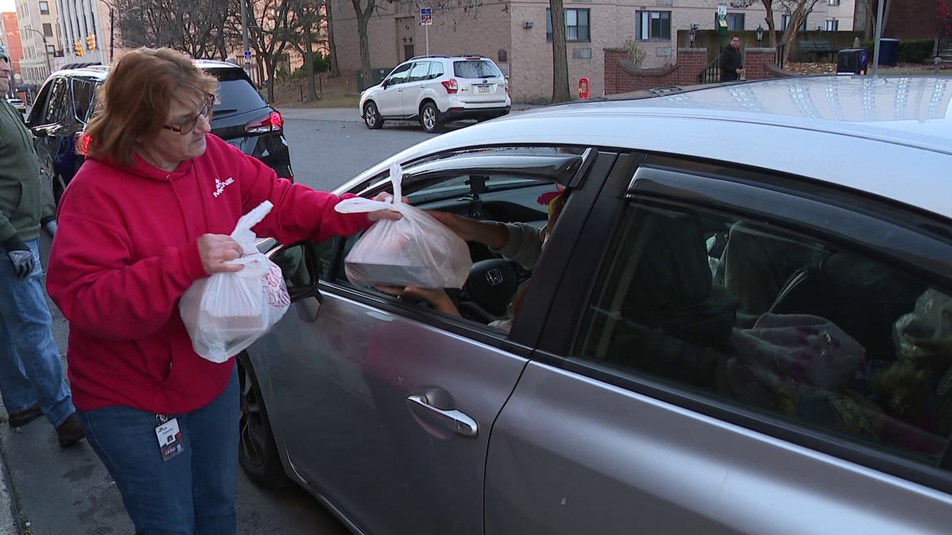 Volunteers with Friends of the Poor delivered more than 1,400 Thanksgiving dinners to 31 senior living facilities throughout the county.