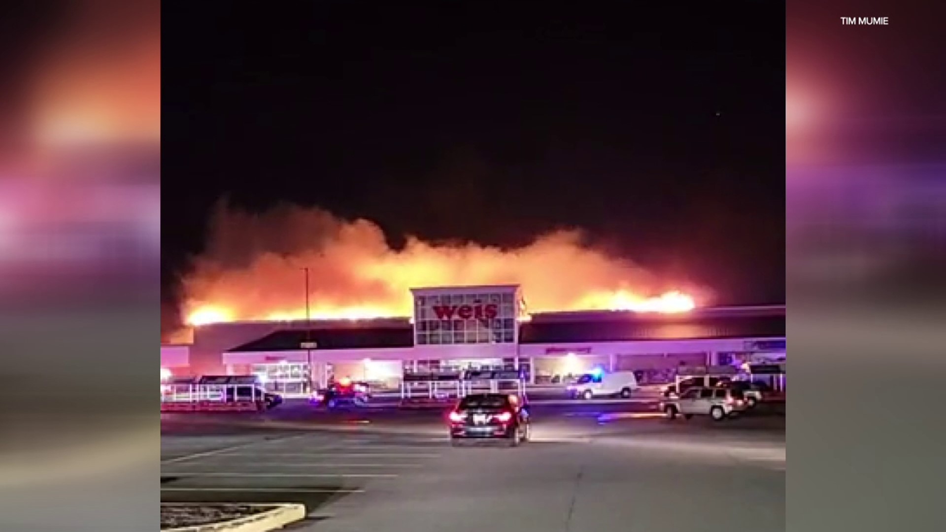 It's now up to investigators to figure out what sparked the flames that heavily damaged a grocery store in Luzerne County.