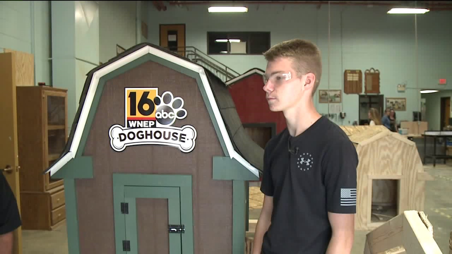 Susquehanna Career and Technology Center Builds Backyard Doghouse