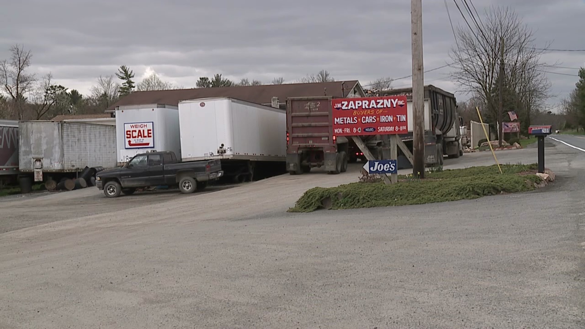 State Police say someone stole several hundred gallons of fuel from an auto lot and scrap yard.