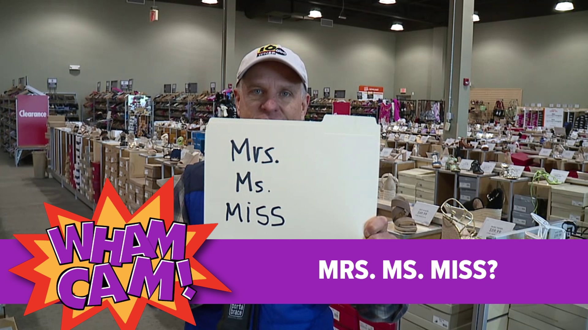 With Mother's Day nearing, Joe's thinking about the women in his life. He's wondering where Mrs. & miss comes from? He was in Moosic to see if anyone had the answer.