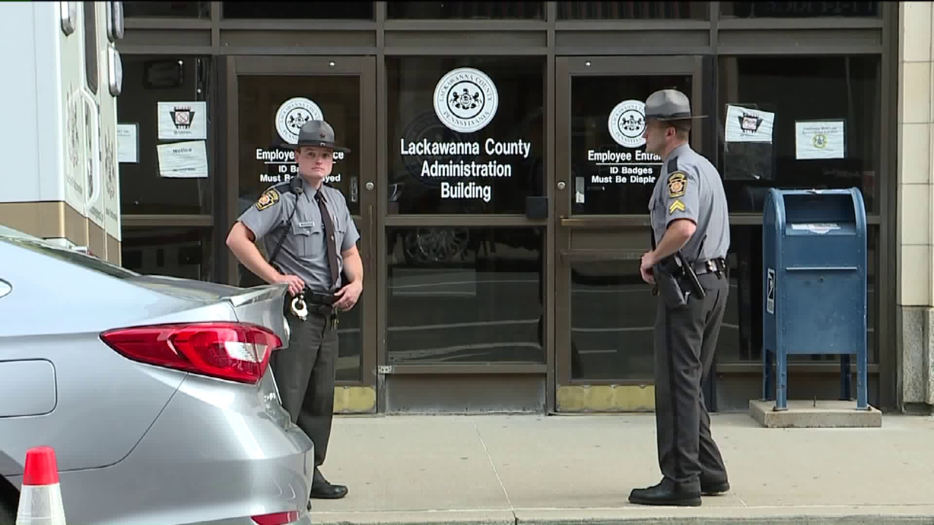 Lackawanna County Commissioners Out When Raid Took Place