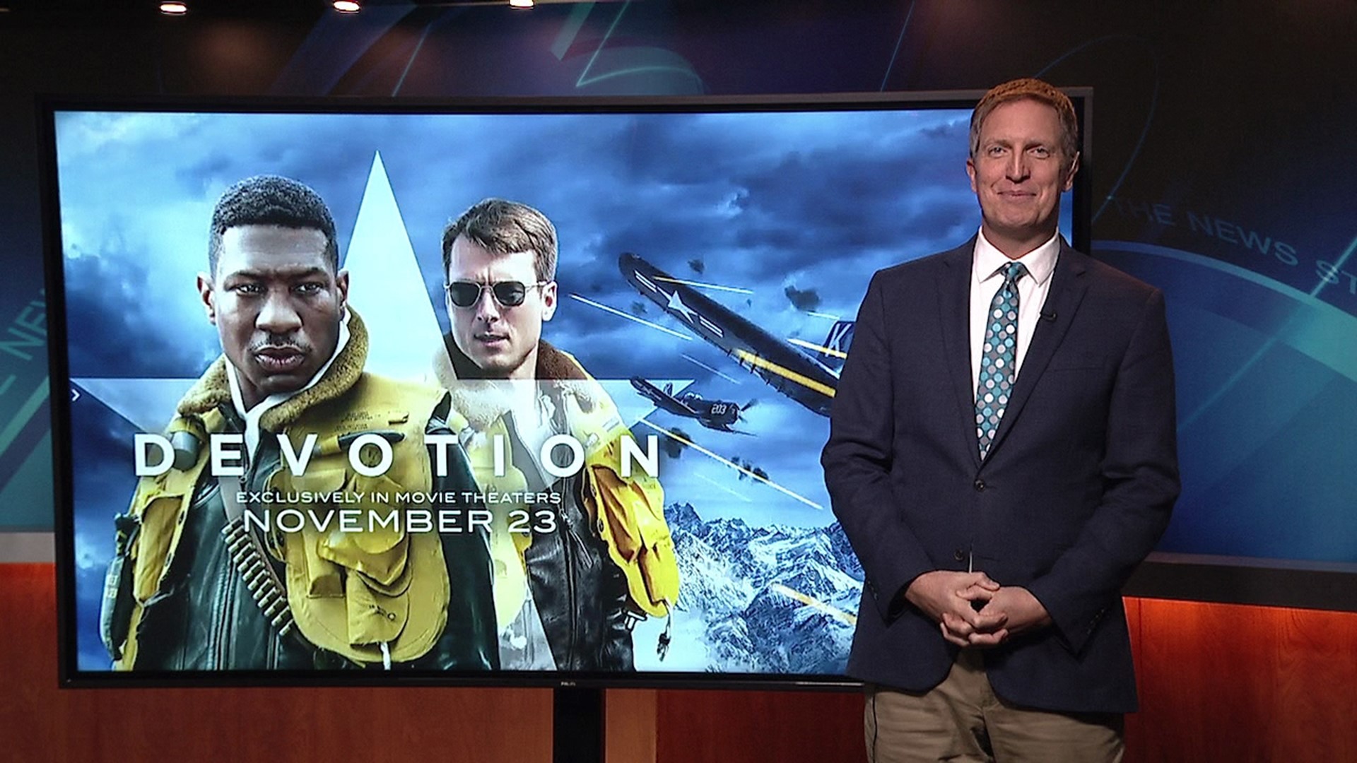 Newswatch 16's Jon Meyer talked with Adam Makos about his involvement in the movie Devotion, and his dedication to telling the stories of our nation's heroes.