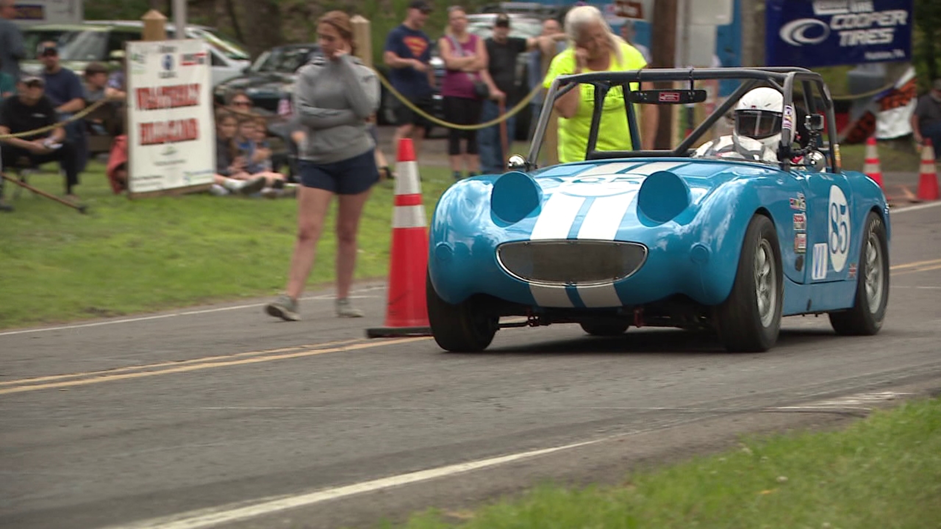 All sorts of vehicles raced up a one-mile, six-turn course on Hill Street on Saturday as part of the Weatherly Hillclimb.